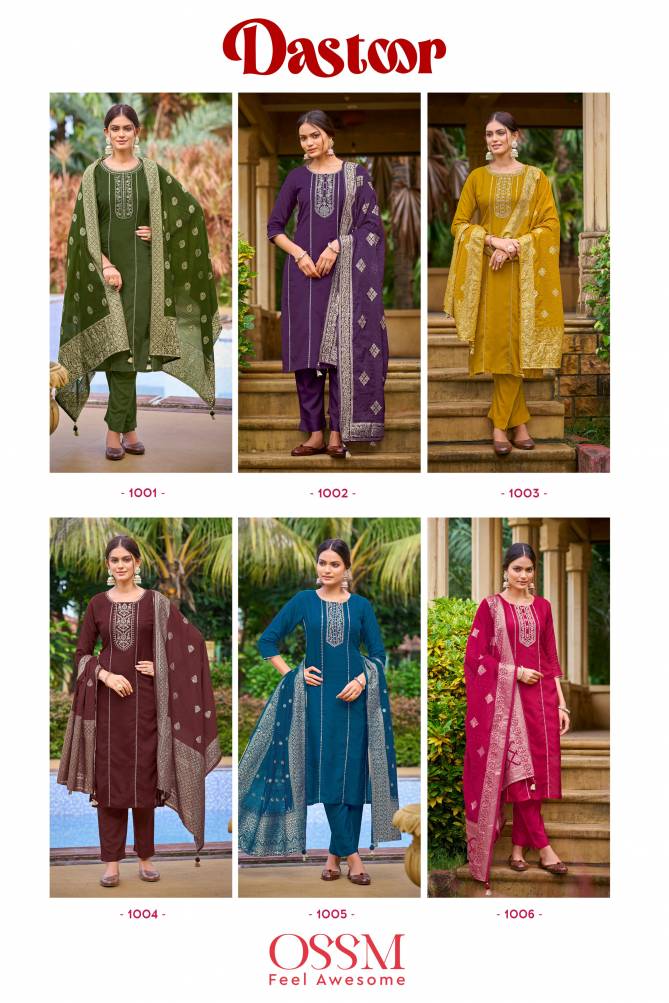 Dastoor By Ossm Viscose Designer Kurti With Bottom Dupatta Wholesale Price In Surat